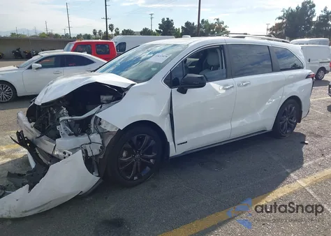 2021 Toyota Sienna Xse from USA, damaged, VIN 5TDDRKEC0MS054133